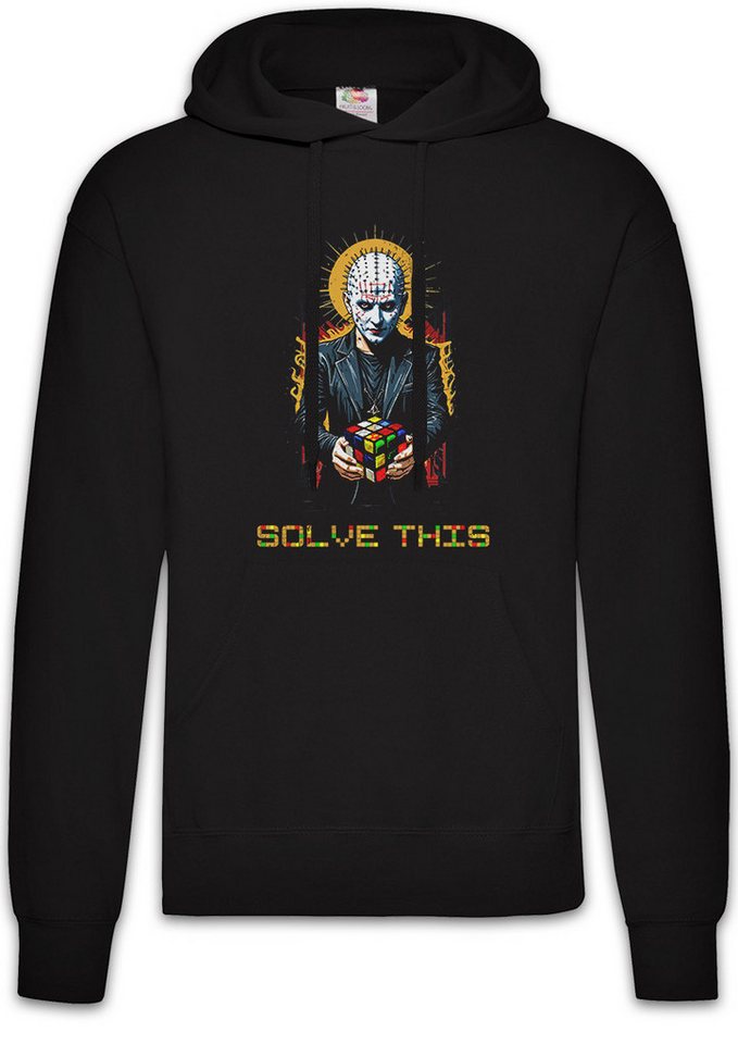 Urban Backwoods Hoodie Cenobite Cuber Solve Herren Hoodie Zauberwürfel Pinhead Speed Cube (1-tlg) Cubing Würfel Hellraiser Zenobit von Urban Backwoods
