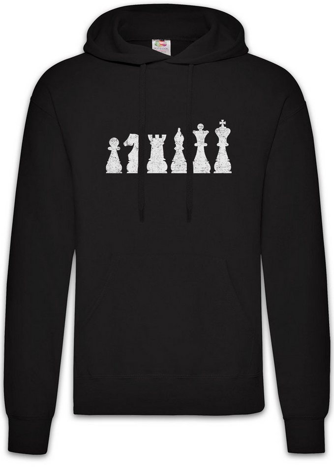 Urban Backwoods Hoodie Chess II Herren Hoodie Schachmatt Schach cCheckmated Queen Spiel (1-tlg) Königin König Springer Läufer von Urban Backwoods