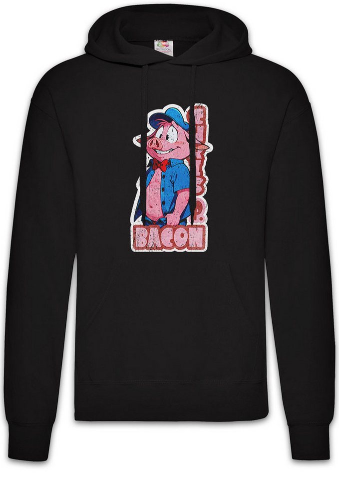 Urban Backwoods Hoodie Chris P. Bacon Herren Hoodie Meat Not Vegan Proteine Crispy Pork Pig (1-tlg) Bodybuilding Masse Aufbau Grillen von Urban Backwoods