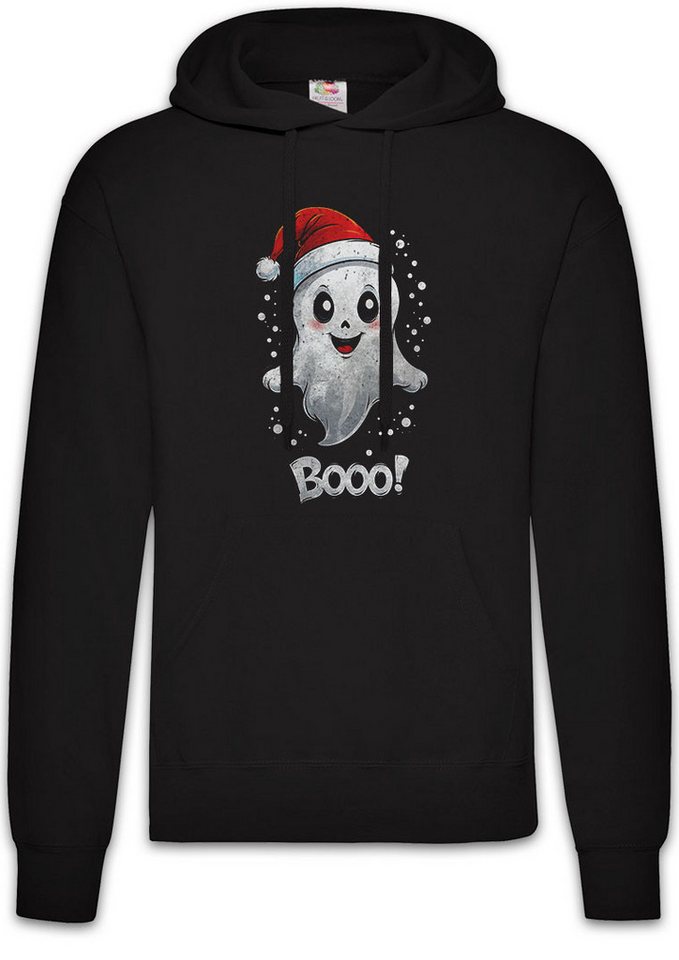 Urban Backwoods Hoodie Christmas Boo Ghost Herren Hoodie Geist Comic Cartoon Merry Santa (1-tlg) X-Mas Claus Weihnachten Weihnachtsmann von Urban Backwoods