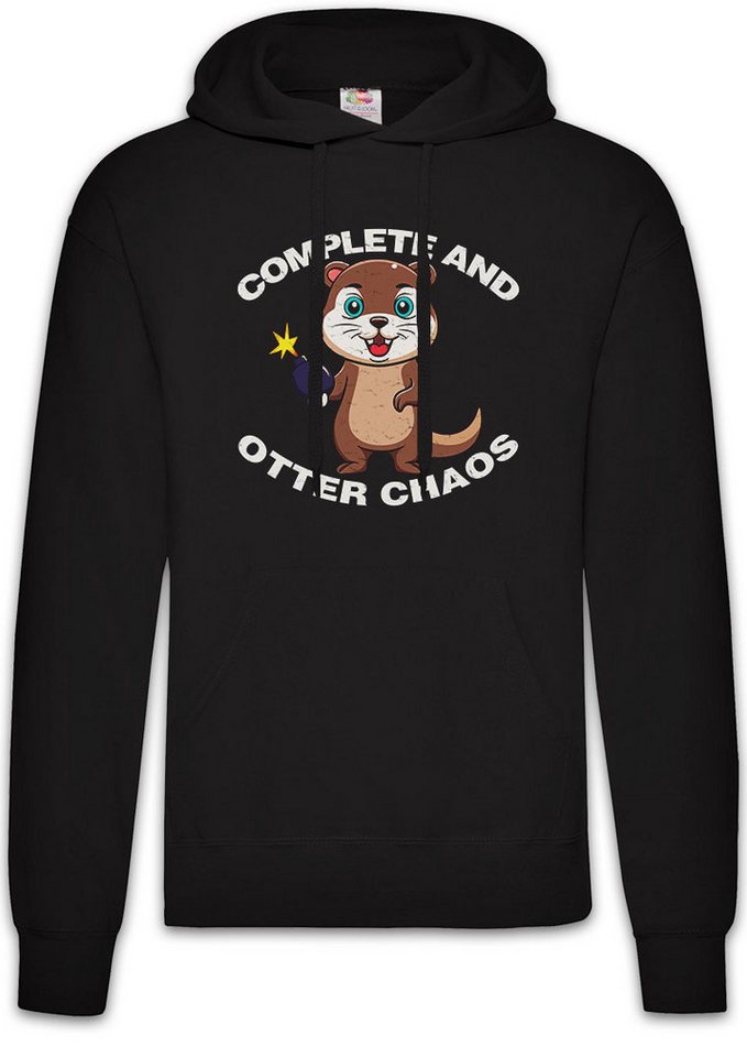 Urban Backwoods Hoodie Complete And Otter Chaos Herren Hoodie Slogan Spruch Wildlife lontra (1-tlg) Nutria Fischotter Seeotter Viral von Urban Backwoods