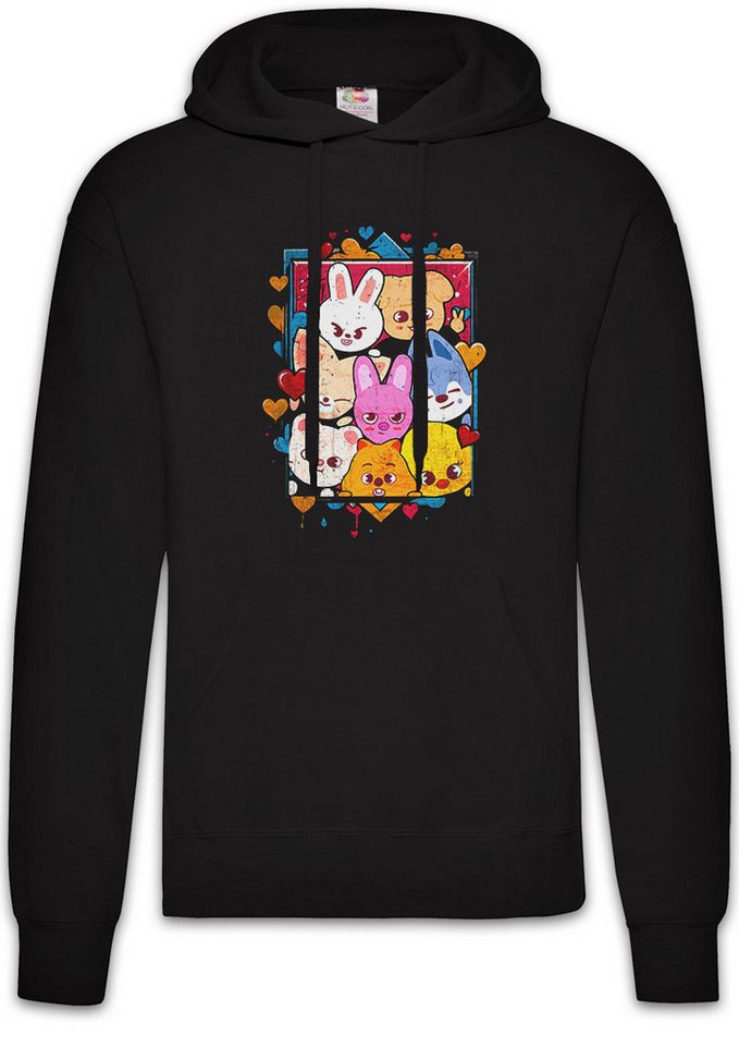 Urban Backwoods Hoodie Cute Korean Kids Herren Hoodie Music Kpop K-Pop 4th Generation Stray (1-tlg) Boy Group Idol Band von Urban Backwoods