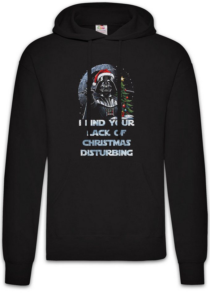 Urban Backwoods Hoodie Disturbing Christmas 2 Herren Hoodie Wars Force Merry Darth Holy (1-tlg) Christmas Star Santa Vader von Urban Backwoods