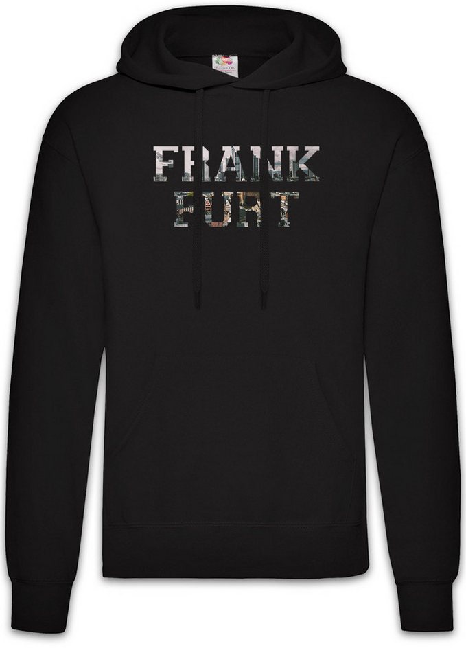 Urban Backwoods Hoodie Frankfurt Herren Hoodie Skyline Stadt Deutschland Am Main Techno (1-tlg) Fußball Flughafen Airport Germany von Urban Backwoods