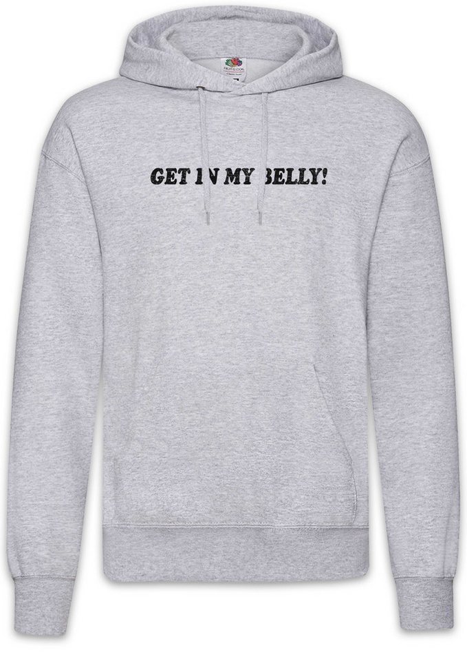 Urban Backwoods Hoodie Get In My Belly Herren Hoodie Dick Dicker Stolz Übergewicht Chubby (1-tlg) Pride Fat Large Big von Urban Backwoods