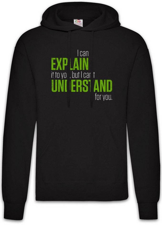 Urban Backwoods Hoodie I Can Explain It To You Herren Hoodie Lehrer Fun Teacher Professor Fun (1-tlg) Wahrnehmung Pupil Student School von Urban Backwoods