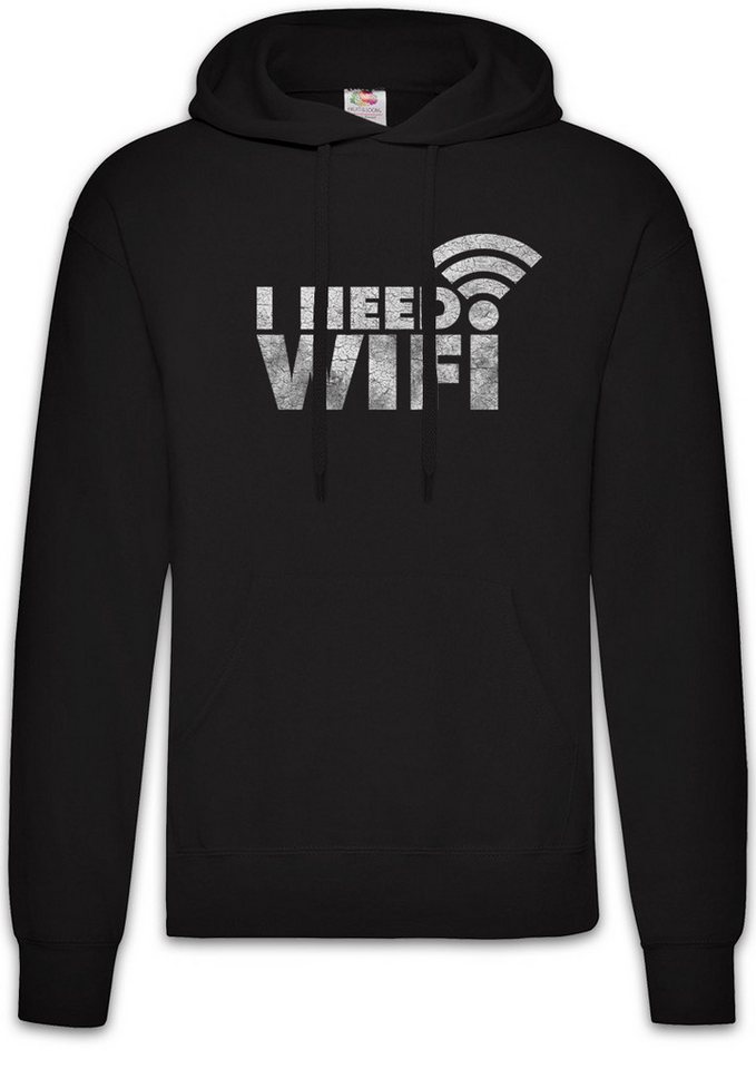 Urban Backwoods Hoodie I Need Wifi Herren Hoodie Smartphone Handy Internet Addicted Süchtig (1-tlg) Smombie Wlan Lan Wireless von Urban Backwoods