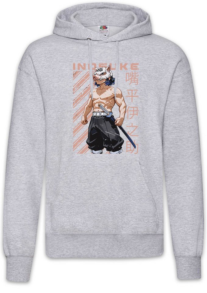 Urban Backwoods Hoodie Inosuke Warrior Herren Hoodie Demon Kamado Nezuko Anime Slayer Zenitsu (1-tlg) Tanjiro Hashibira Muzan Kibutsuji von Urban Backwoods