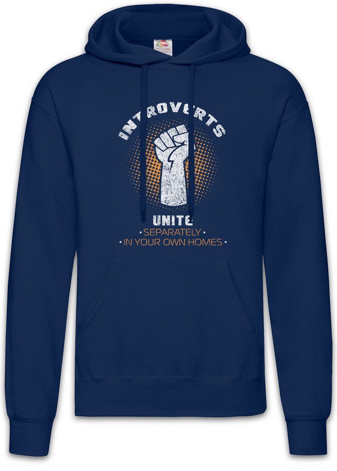 Urban Backwoods Hoodie Introverts Unite Herren Hoodie Geek Nerd Fun Informatiker Informatik (1-tlg) Freak Introvertiert Gamer Computer von Urban Backwoods