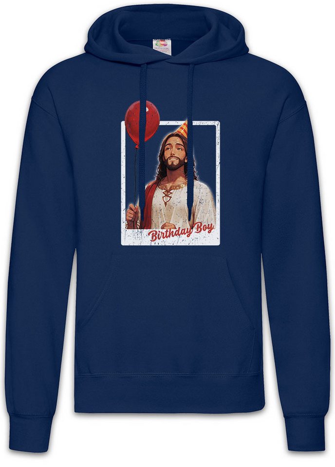 Urban Backwoods Hoodie Jesus Birthday Boy Herren Hoodie Holy Christus Christmas X-Mas (1-tlg) Weihnachten Merry Christ Santa von Urban Backwoods