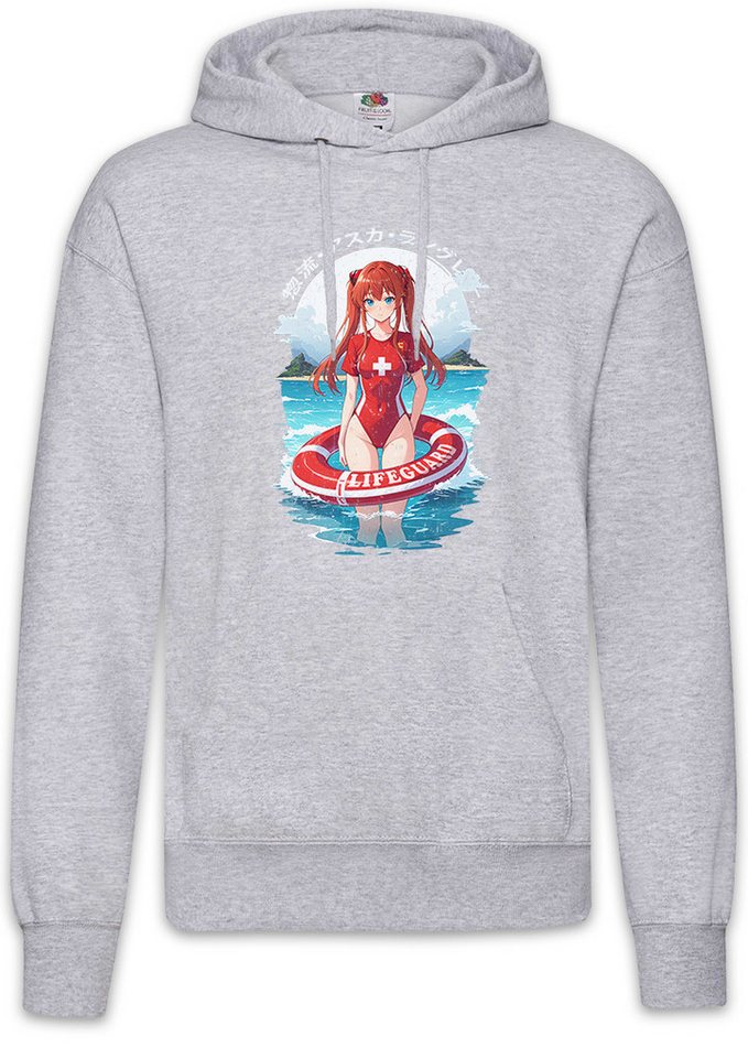 Urban Backwoods Hoodie Langley Lifeguard Herren Hoodie Genesis Nerv Asuka Neon Gendo (1-tlg) Evangelion Anime Shinji Ikari von Urban Backwoods