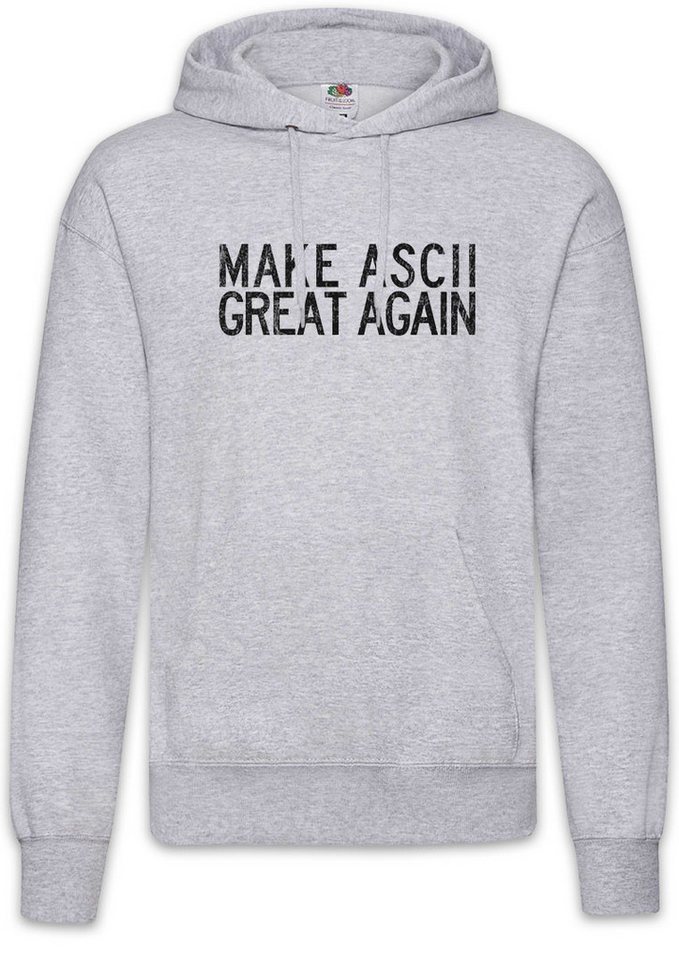 Urban Backwoods Hoodie Make ASCII Great Again Herren Hoodie Binary Binär Informatiker (1-tlg) Programmierer Computer Hacker PC von Urban Backwoods