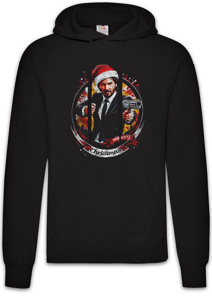 Urban Backwoods Hoodie Merry John Christmas Herren Hoodie Happy Santa X-Mas Claus Wick (1-tlg) Weihnachten Weihnachtsmann Nikolaus Winston von Urban Backwoods