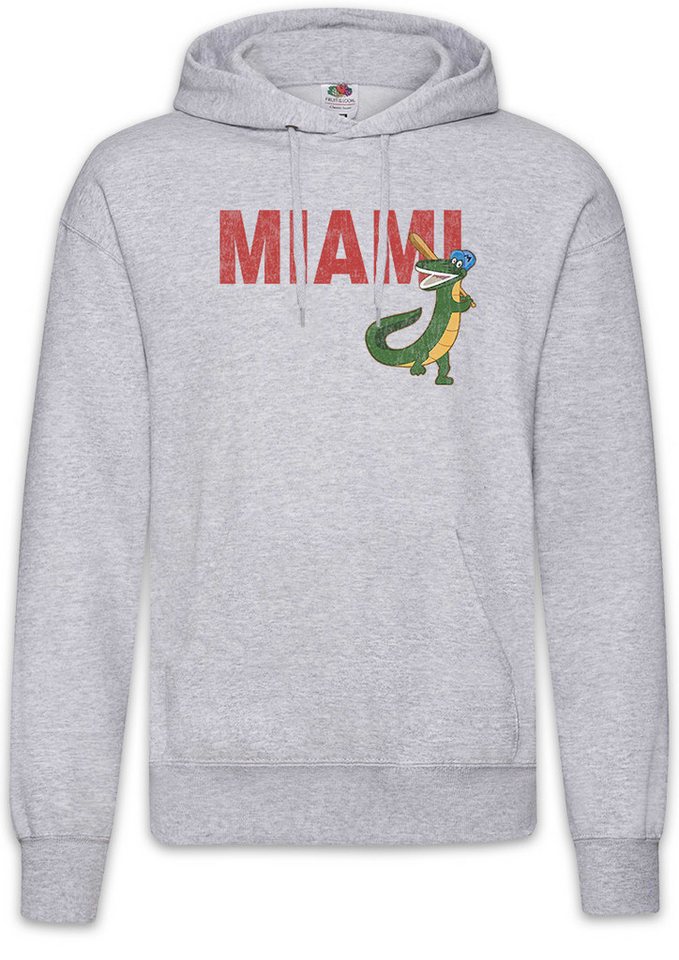 Urban Backwoods Hoodie Miami Gators Herren Hoodie Back To The 80s Zurück In die Future (1-tlg) Zukunft Marty Doc McFly von Urban Backwoods