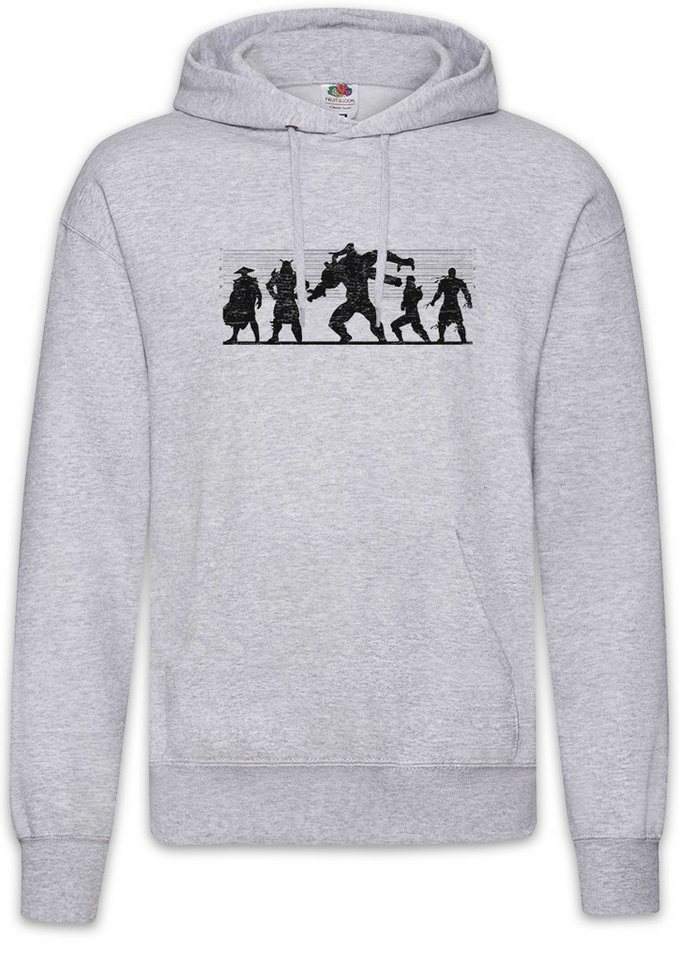 Urban Backwoods Hoodie Mortal Suspects Herren Hoodie Fighter Kombat Nerd Criminals Kriminelle (1-tlg) Raiden Goro Shao Characters von Urban Backwoods