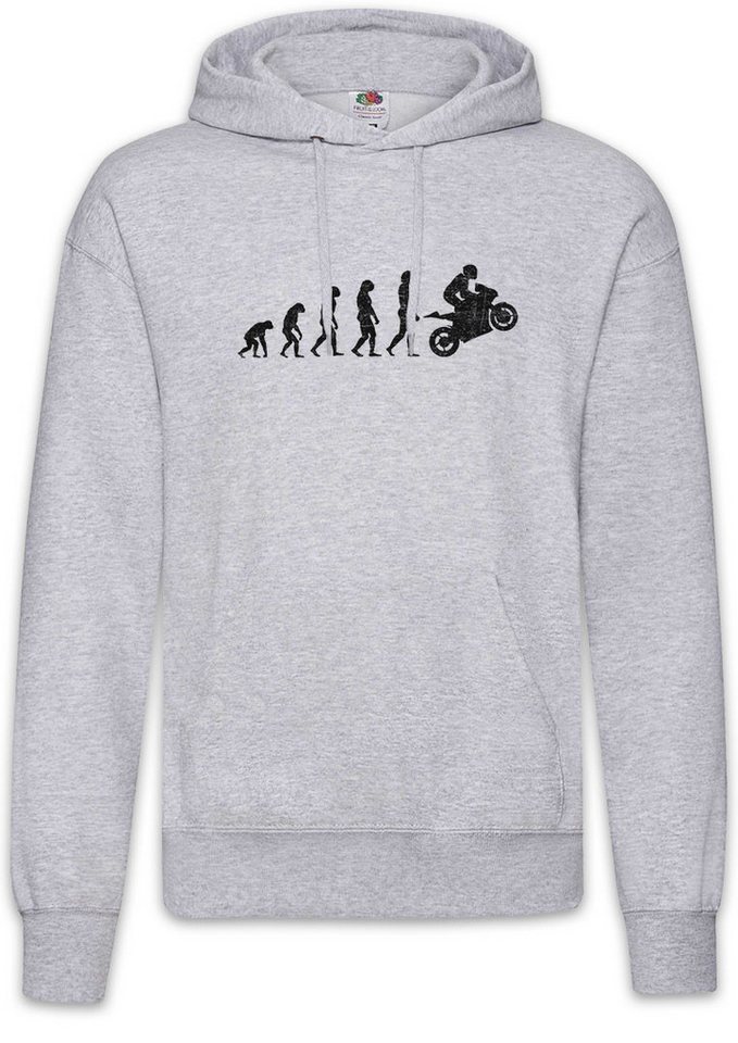 Urban Backwoods Hoodie Motorcycle Evolution Herren Hoodie Driver Fahrer Motorrad Biker Cycle (1-tlg) Chopper Race Player Game von Urban Backwoods