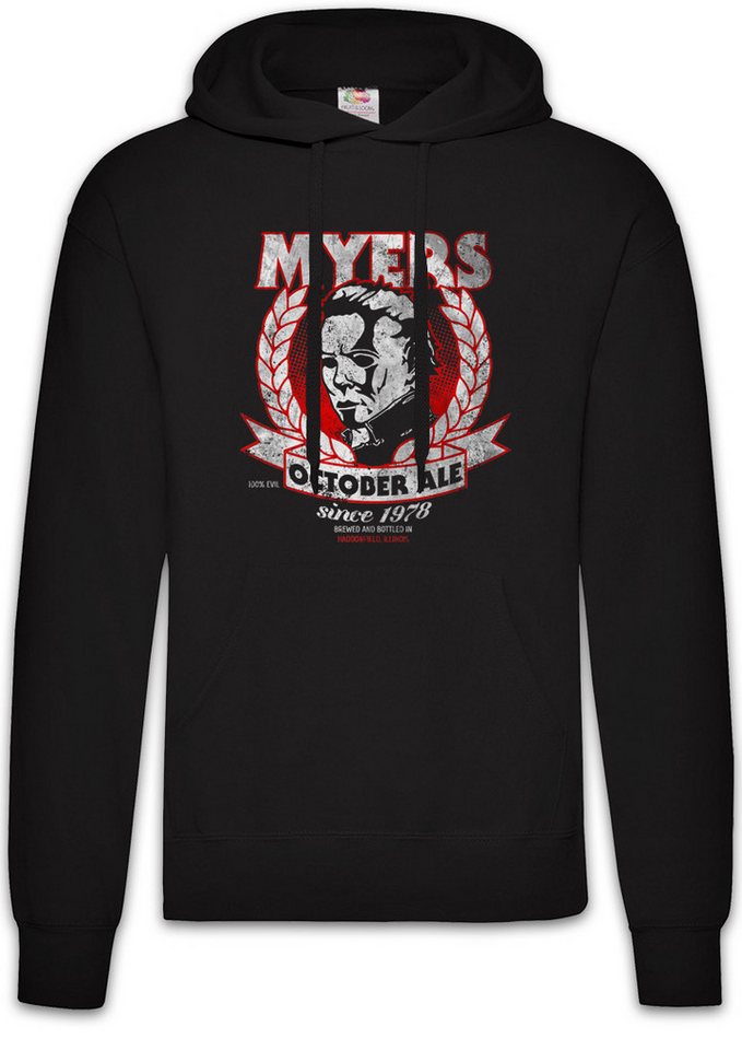 Urban Backwoods Hoodie Myers October Ale Herren Hoodie Halloween Horror Bier Waynes Crossover (1-tlg) Fun Slasher Gore Blood von Urban Backwoods