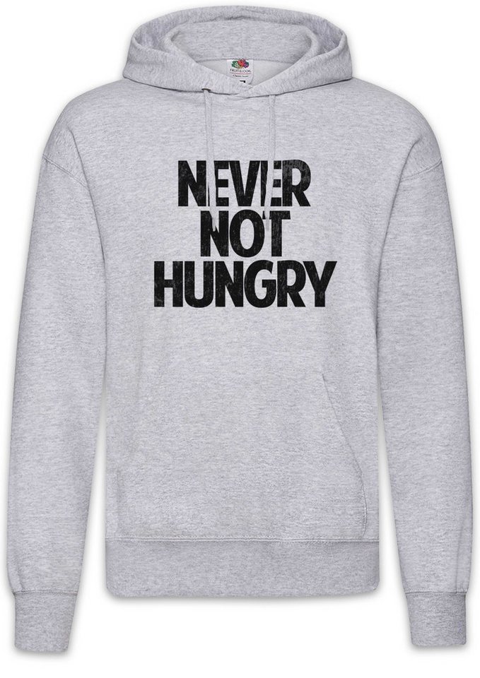 Urban Backwoods Hoodie Never Not Hungry Herren Hoodie Zicke Hungrig Starvation Schlechte (1-tlg) Laune Bad Mood Hunger von Urban Backwoods