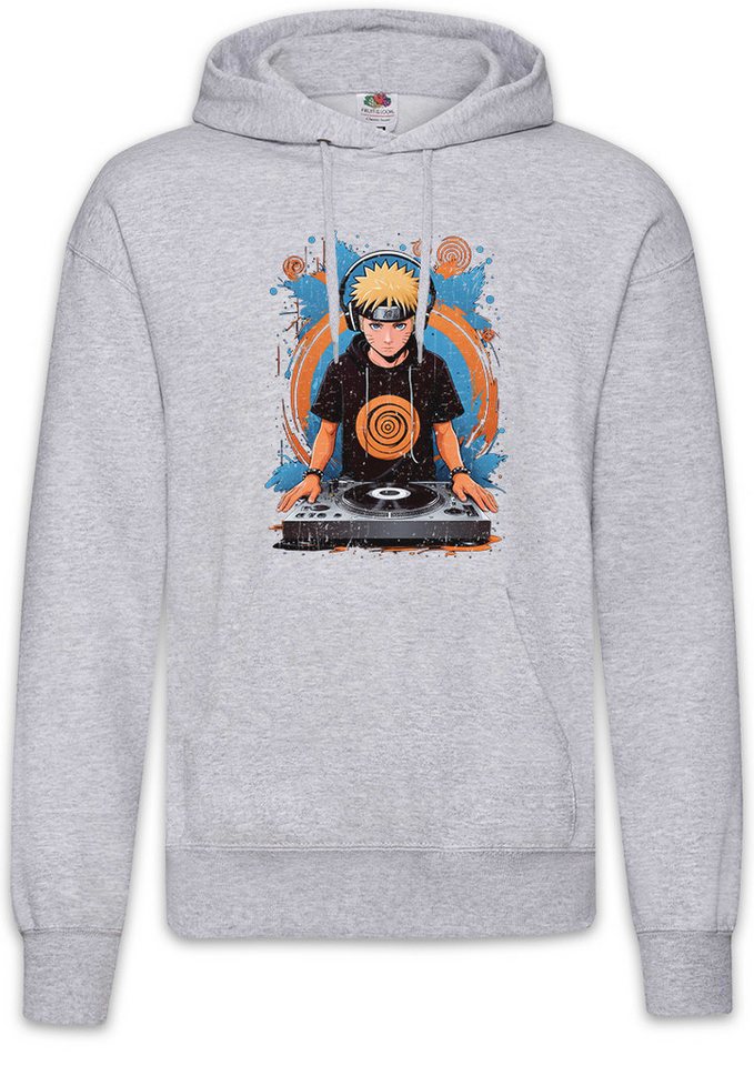 Urban Backwoods Hoodie Ninja DJ Herren Hoodie Shinobi System Anime Naruto Music Musik (1-tlg) Dattebayo Sakura Haruno Anime von Urban Backwoods