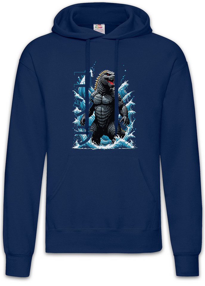 Urban Backwoods Hoodie Nippon Monster Herren Hoodie Japan Insel Gojira Kaiju Giant Godzilla (1-tlg) Monster Movie Film Japan von Urban Backwoods