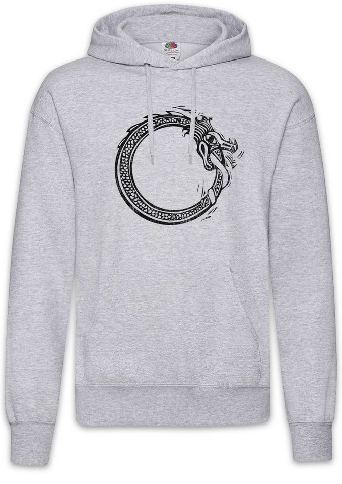 Urban Backwoods Hoodie Norse Midgard Snake II Herren Hoodie Schlange Serpent Walhalla Ravens (1-tlg) Odin Thor Mjölnir Loki von Urban Backwoods