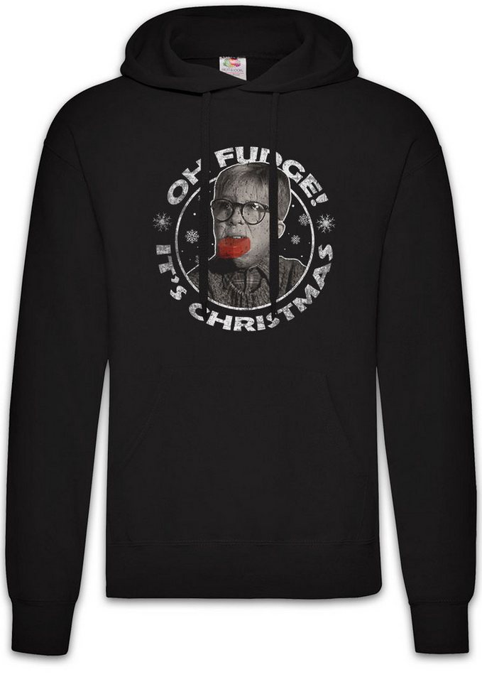Urban Backwoods Hoodie Oh Fudge It´s Christmas Herren Hoodie A Fröhliche Weihnachten Story (1-tlg) Ralphie 1983 Film Movie von Urban Backwoods