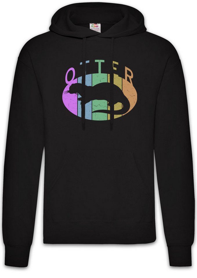 Urban Backwoods Hoodie Otter C Herren Hoodie Vintage Wildlife lontra Nutria Fischotter (1-tlg) Seeotter Viral Meme Flussotter von Urban Backwoods