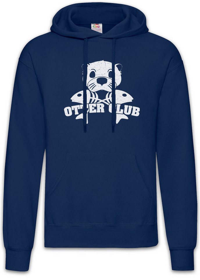 Urban Backwoods Hoodie Otter Club Herren Hoodie Patch Biker MC Wildlife lontra Nutria (1-tlg) Fischotter Seeotter Viral Meme von Urban Backwoods