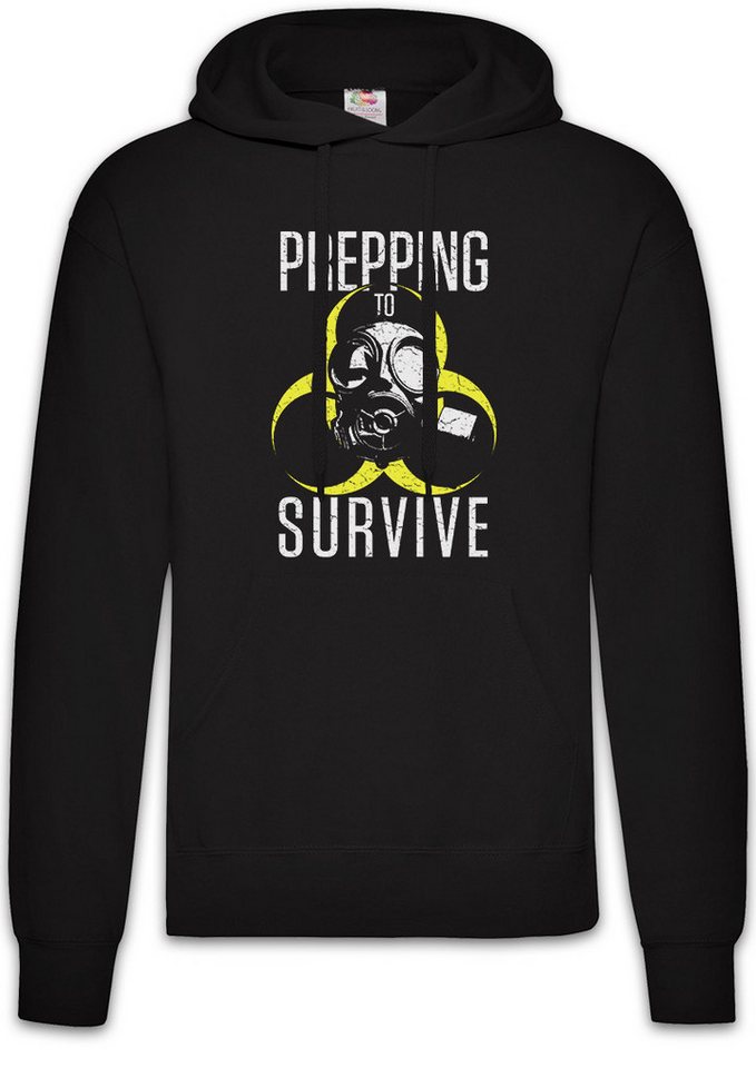 Urban Backwoods Hoodie Prepping To Survive Herren Hoodie Prepper Survival Apokalypse Logo (1-tlg) Misanthrop Zombie Fun Survival von Urban Backwoods