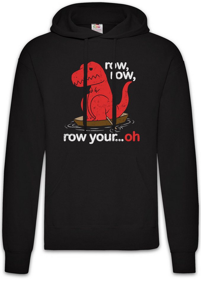 Urban Backwoods Hoodie Row Row Oh Herren Hoodie Tyrannosaurus Rex T-Rex Dinosaur Dino (1-tlg) Dinosaurier Fun Aussterben Schiff von Urban Backwoods