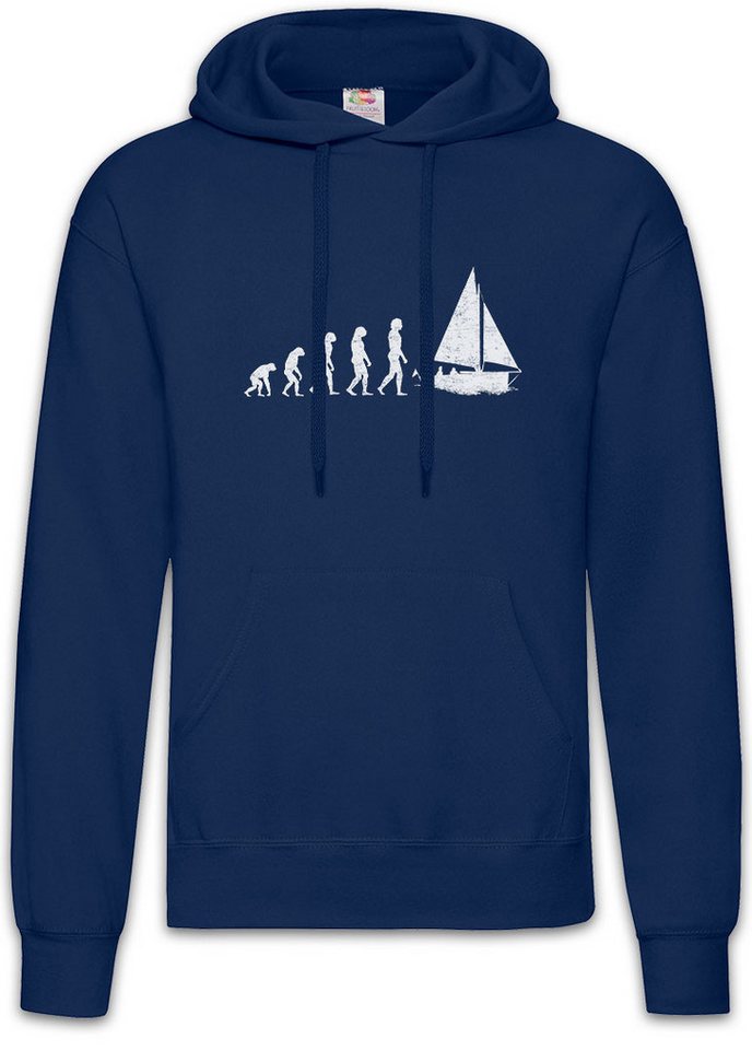 Urban Backwoods Hoodie Sailing Evolution Herren Hoodie Game Sport Sports Segeln Regatta Boot (1-tlg) Segler Skipper Segelboot Segelschiff von Urban Backwoods