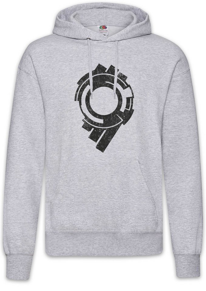 Urban Backwoods Hoodie Section 9 Logo Herren Hoodie Logo Sign Zeichen Ghost Movie In The (1-tlg) Hanka Public Security Shell von Urban Backwoods