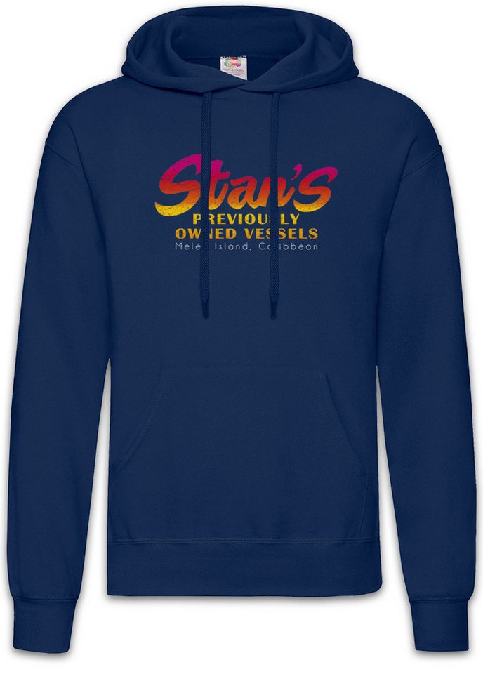 Urban Backwoods Hoodie Stan's Herren Hoodie The Game Secret Carribean Of Monkey Nerd Island (1-tlg) Logo Symbol Sign Gamer von Urban Backwoods