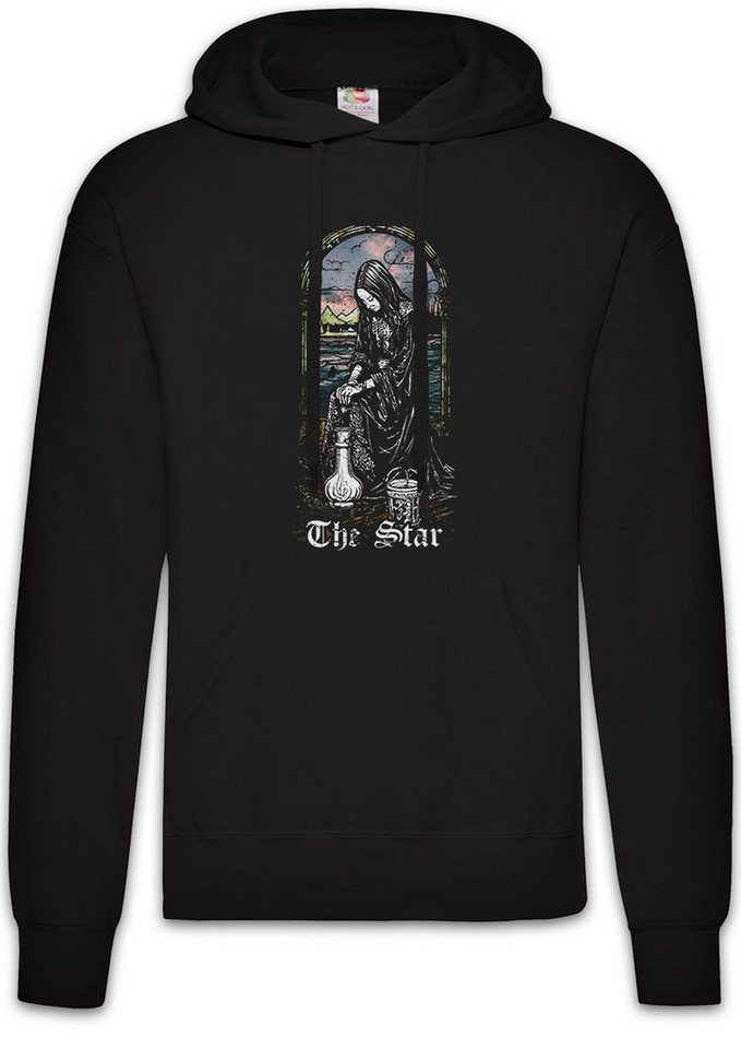 Urban Backwoods Hoodie Tarot B The Star Herren Hoodie Set Card Karte Deck Arcana Voodoo Major (1-tlg) Minor Symbol Hexe Hexer von Urban Backwoods