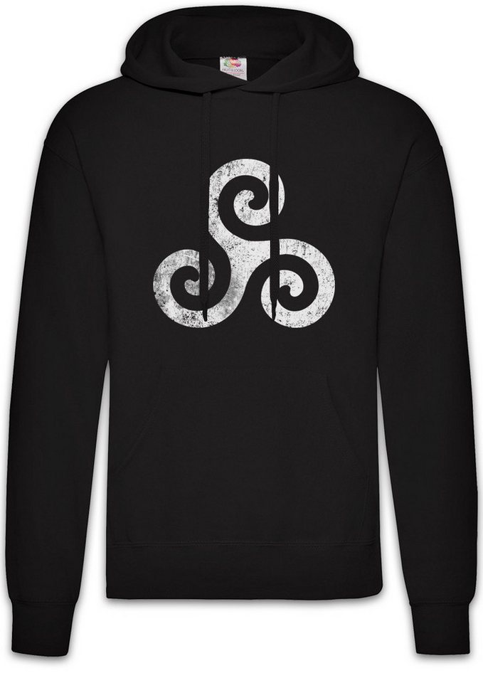Urban Backwoods Hoodie Triskelion Symbol I Herren Hoodie Nordic Celtic Kelten Knoten Larp (1-tlg) Vikings Thor Wikinger Triskel von Urban Backwoods