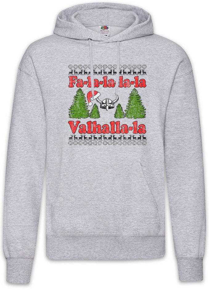 Urban Backwoods Hoodie Valhalla-la Herren Hoodie Vikings Julfest Wintersonnenwende Odhin (1-tlg) X-Mas Santa Clause Wikinger von Urban Backwoods