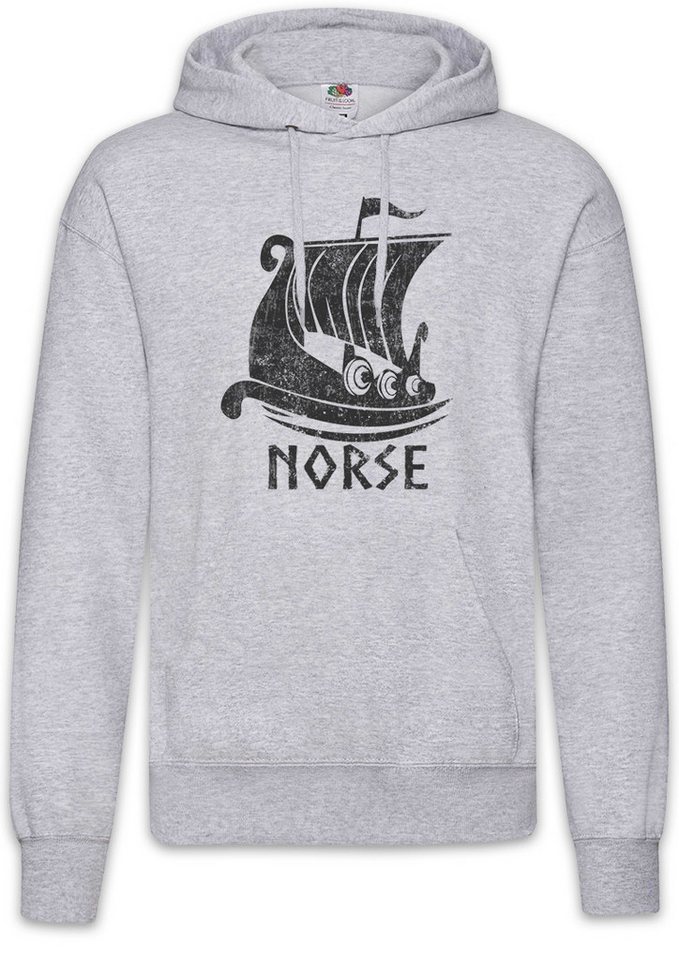 Urban Backwoods Hoodie Viking Ship VII Herren Hoodie Schiff Drachenboot Wikinger Schädel (1-tlg) Runen Vikings Runes Walhalla von Urban Backwoods