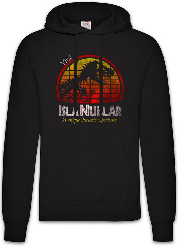 Urban Backwoods Hoodie Visit Island Herren Hoodie I Survived Isla Nublar Park Logo Symbol (1-tlg) Sign Dinosaurier Dinosaur Jurrasic von Urban Backwoods