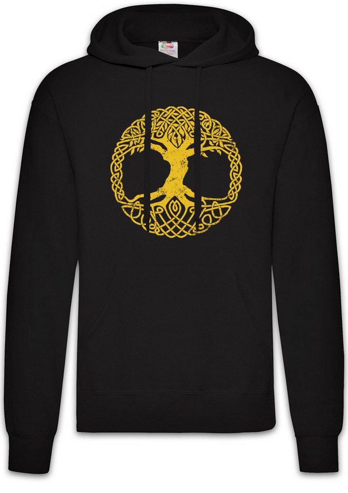 Urban Backwoods Hoodie Yggdrasil Tree Logo IV Herren Hoodie Arsen Tyr Irminsul Of Thor Life (1-tlg) Vikings Wikinger Loki Odin von Urban Backwoods