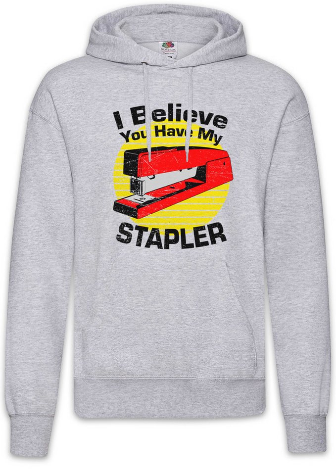 Urban Backwoods Hoodie You Have My Stapler Herren Hoodie Geek Nerd Office Büro (1-tlg) Büroangestellter Fasching Karneval Sekretärin von Urban Backwoods