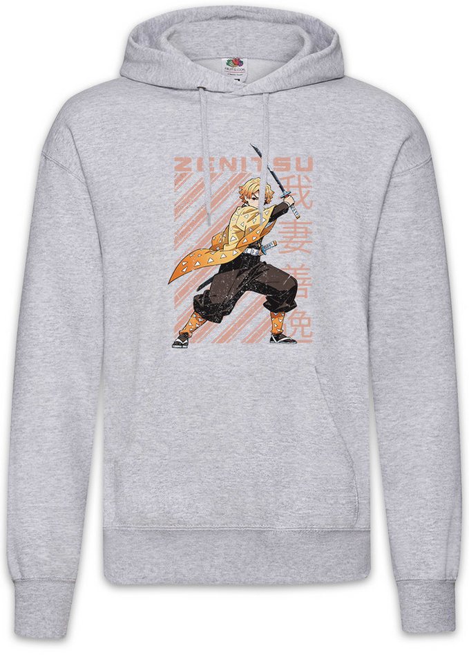 Urban Backwoods Hoodie Zenitsu Katana Herren Hoodie Demon Kamado Nezuko Anime Slayer Zenitsu (1-tlg) Tanjiro Agatsuma Hashibira Muzan von Urban Backwoods