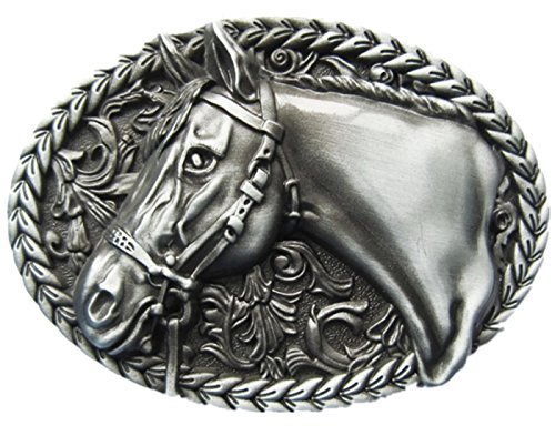 Urban Backwoods Horse II Gürtelschnalle für Wechselgürtel Buckle von Urban Backwoods