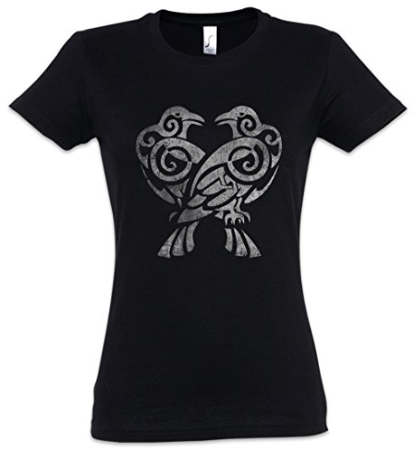 Urban Backwoods Hugin and Munin IV Damen T-Shirt Schwarz Größe L von Urban Backwoods