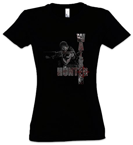 Urban Backwoods Hunter Daryl Dixon Damen T-Shirt Schwarz Größe L von Urban Backwoods