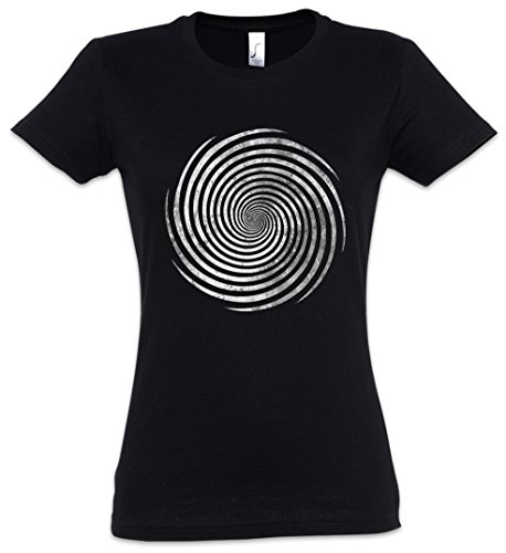 Urban Backwoods Hypno Spiral I Damen T-Shirt Schwarz Größe S von Urban Backwoods