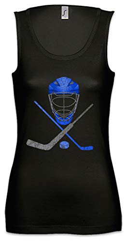 Urban Backwoods Ice Hockey Tools Damen Frauen Tank Top Shirt Schwarz Größe XL von Urban Backwoods