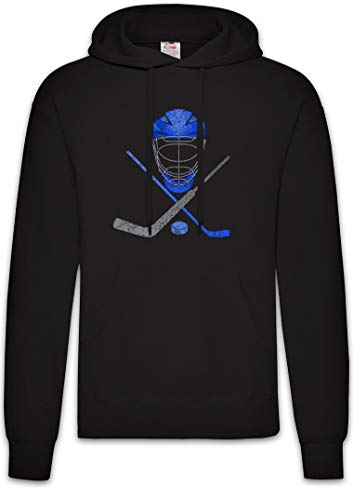 Urban Backwoods Ice Hockey Tools Hoodie Kapuzenpullover Sweatshirt Schwarz Größe L von Urban Backwoods