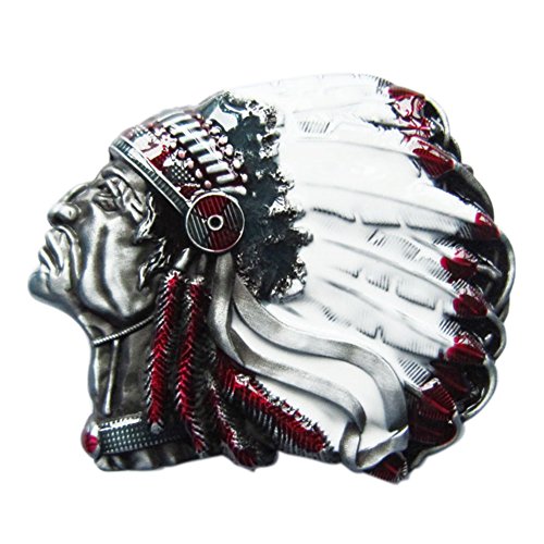 Urban Backwoods Indian Chief IV Gürtelschnalle für Wechselgürtel Buckle von Urban Backwoods