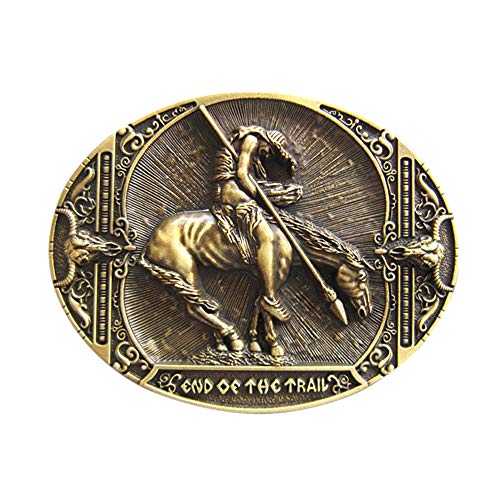 Urban Backwoods Indian on Horseback II Gürtelschnalle für Wechselgürtel Buckle von Urban Backwoods