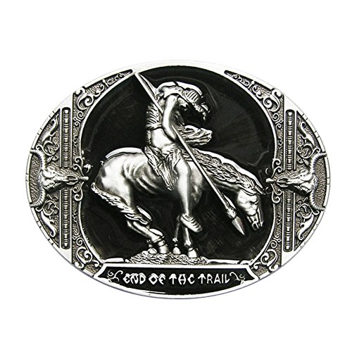 Urban Backwoods Indian on Horseback IV Gürtelschnalle für Wechselgürtel Buckle von Urban Backwoods